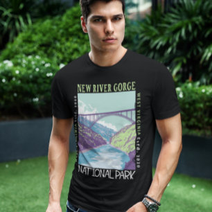 New River Gorge National Park Vintage Distressed T-Shirt