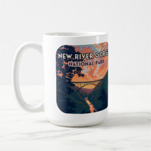 New River Gorge National Park West Virginia Bridge Coffee Mug
