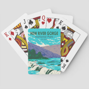 New River Gorge National Park West Virginia  Playing Cards