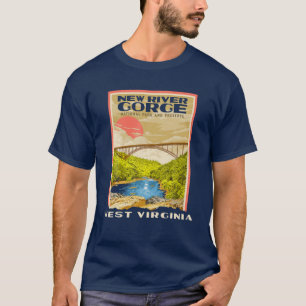 New River Gorge National Park West Virginia Raftin T-Shirt