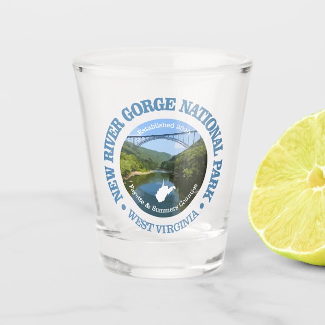 New River Gorge (NP2) Shot Glass (Front)