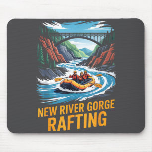 New River Gorge Rafting Whitewater Kayak Outdoor W Mouse Mat