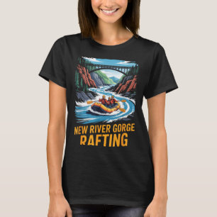 New River Gorge Rafting Whitewater Kayak Outdoor W T-Shirt