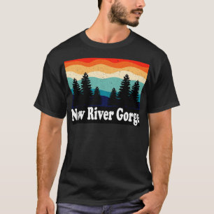 New River Gorge West Virginia Retro T-Shirt