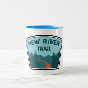 New River Trail Two-Tone Coffee Mug