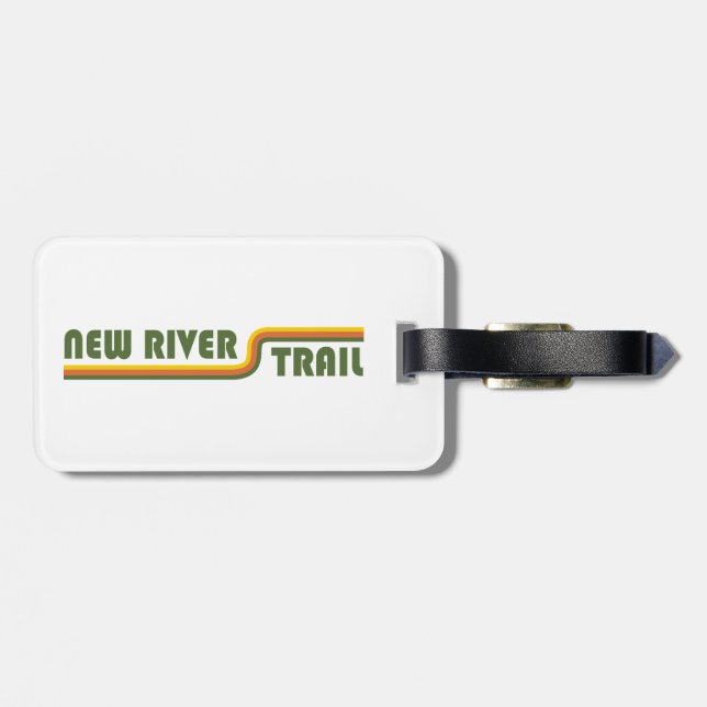 New River Trail Virginia Luggage Tag (Back Horizontal)