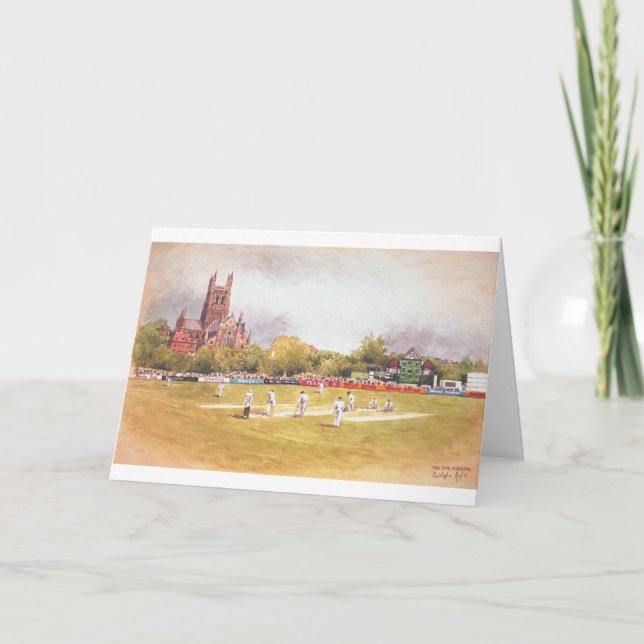 New Road.Worcestershire County Cricket  Ground Card (Front)