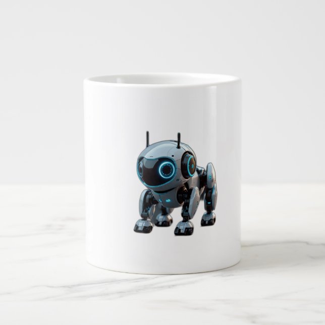 New robot large coffee mug (Front)