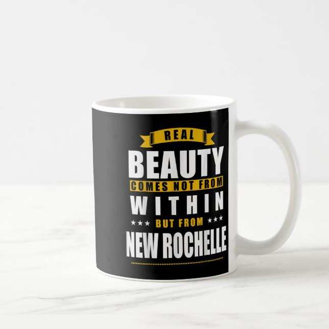 New Rochelle - Funny D City Gift  Coffee Mug (Right)