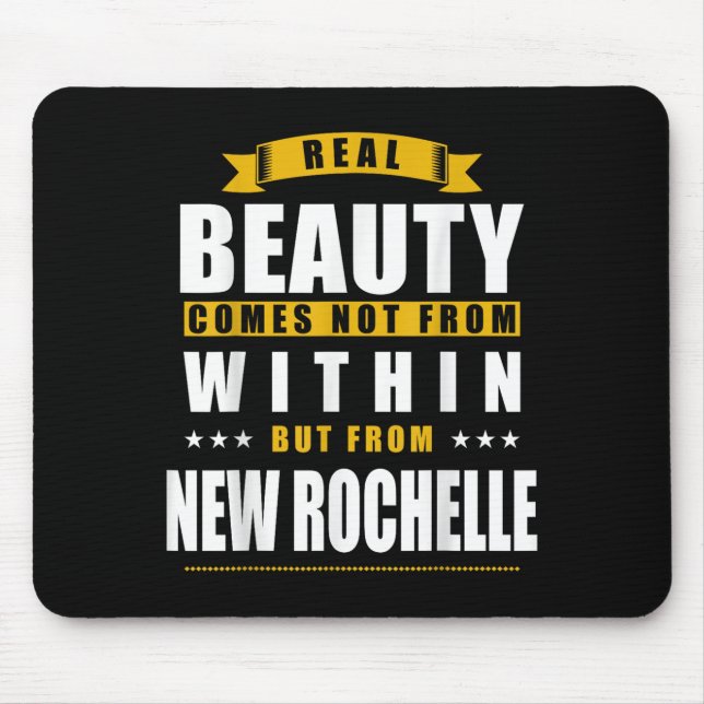 New Rochelle - Funny D City Gift  Mouse Mat (Front)