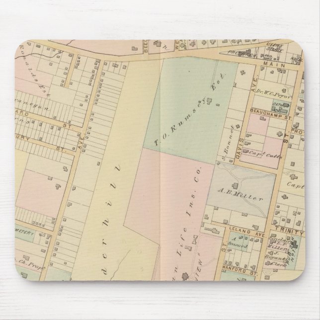 New Rochelle, New York Mouse Mat (Front)