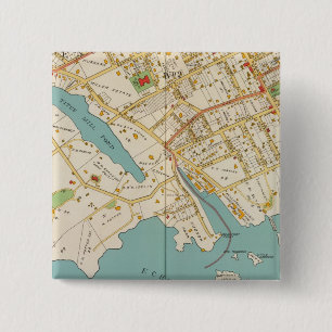 New Rochelle, NY 15 Cm Square Badge