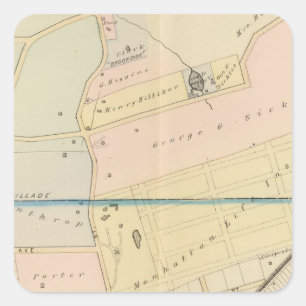 New Rochelle, NY 2 Square Sticker