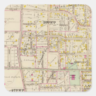 New Rochelle wards 3-4, New York Square Sticker