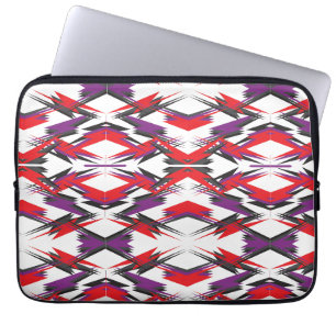 new romantic red simple texture thunder purple pla laptop sleeve