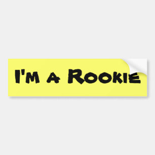 New Rookie Driver Bumper Sticker