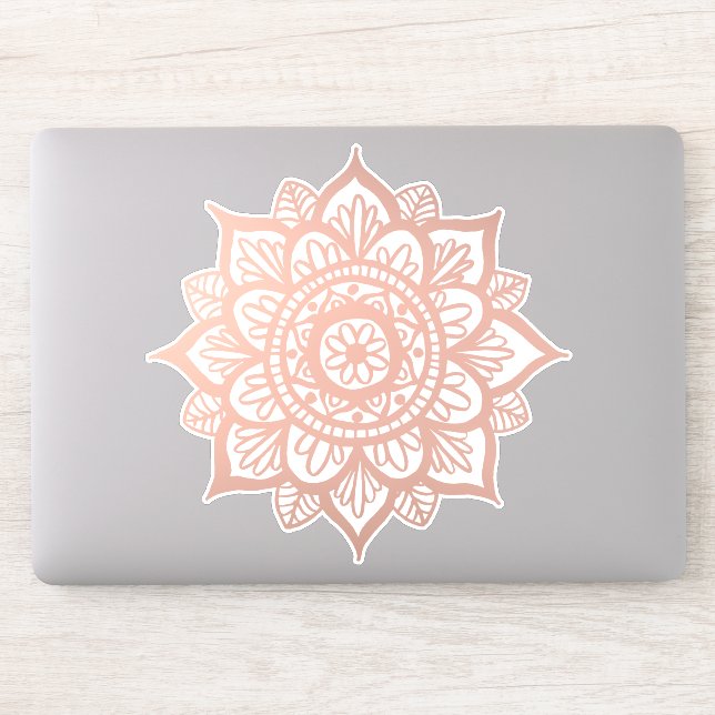 New Rose Gold Mandala (Computer)