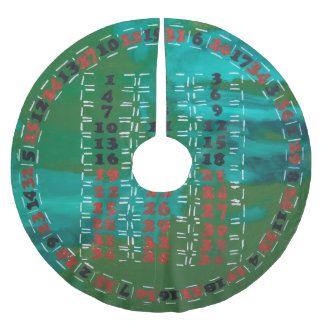 NEW ROULETTE MODEL BRUSHED POLYESTER TREE SKIRT