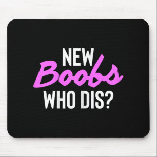 New S Who Dis Surgery Recovery Breast Cancer  Mouse Mat