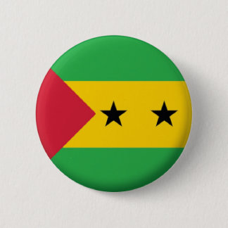 NEW!! - SAO TOME AND PRINCIPE  PIN BACK BADGE
