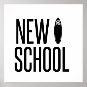 New school poster