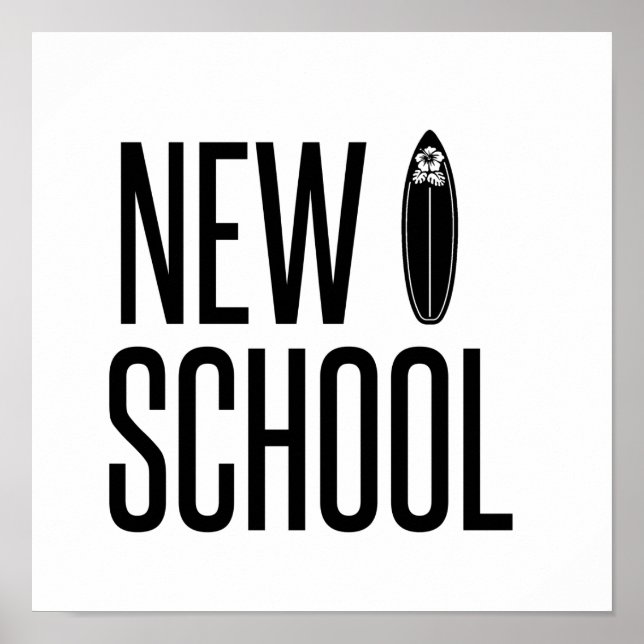New school poster (Front)