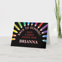 New School Year Greeting card