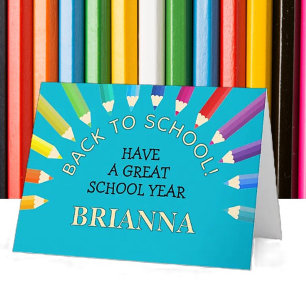 New School Year Greeting card