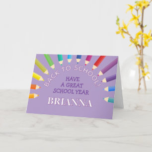 New School Year Greeting card