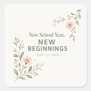 New School Year Teacher Sticker Teacher Gift