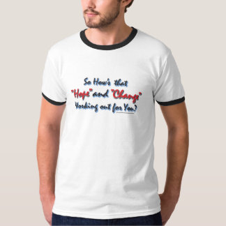 New-Script Hope and Change T-Shirt