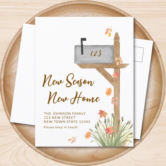 New Season New Home Autumn Moving Announcement (Creator Uploaded)