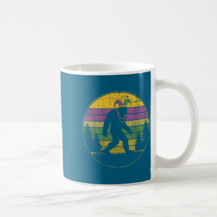 New Shirt Mardi Gras Bigfoot Sasquatch Jester Coffee Mug