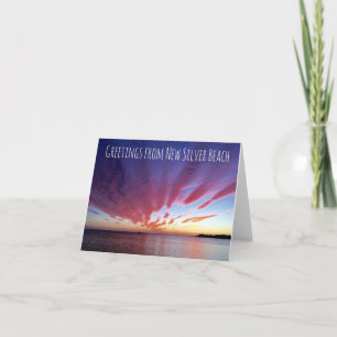 New Silver Beach Blank Notecards