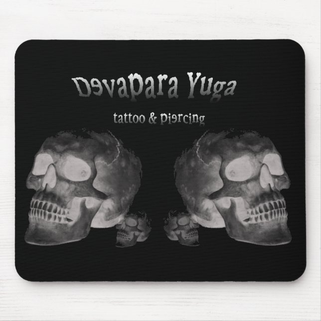 new skull2 mouse mat (Front)