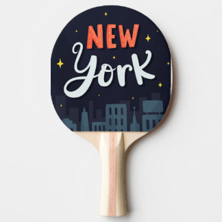 New Skyline Inspired Design Ping Pong Paddle