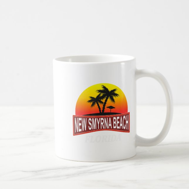 New Smyrna Beach Florida - Beach Vacation -  Coffee Mug (Right)