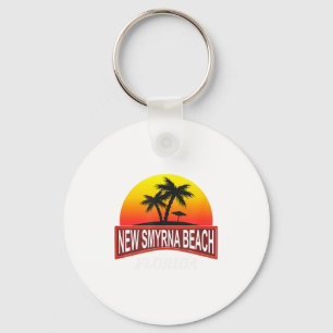 New Smyrna Beach Florida - Beach Vacation - Key Ring