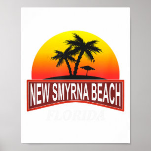 New Smyrna Beach Florida - Beach Vacation -  Poster
