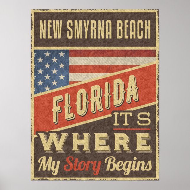 New Smyrna Beach Florida Poster (Front)