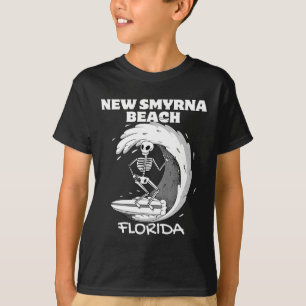 New Smyrna Beach Florida Surf Vintage Retro Surfin T-Shirt