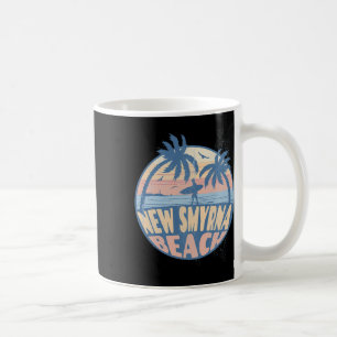 New Smyrna Florida Beach Surf Summer Vacation Vint Coffee Mug