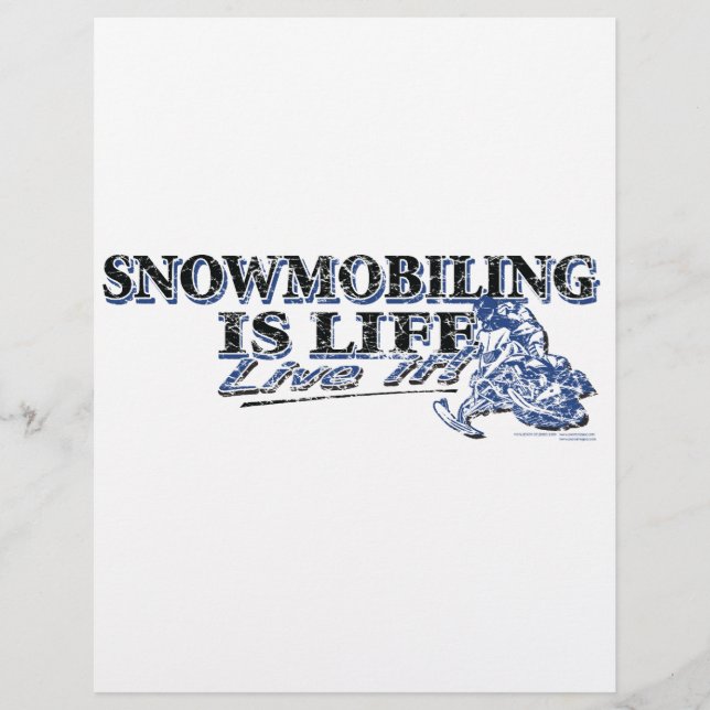 NEW-SNOWMOBILING-IS-LIFE-DIS FLYER (Front)
