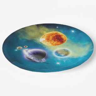 New Solar System Paper Plate