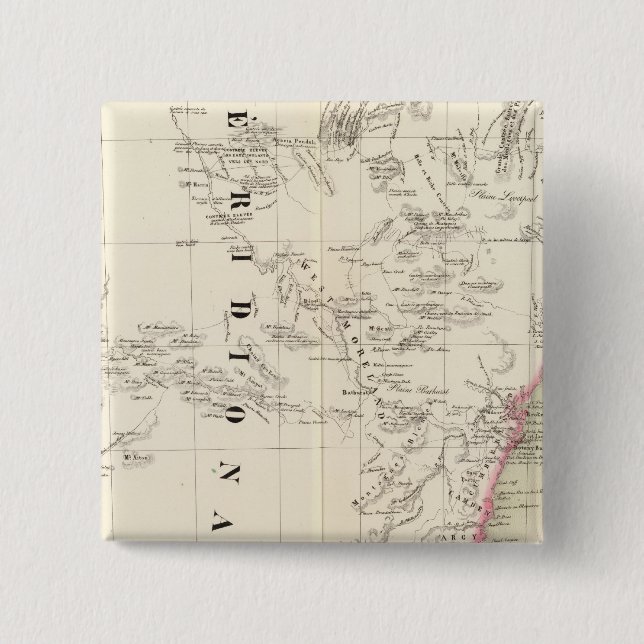 New South Wales Australia Oceania no 55 15 Cm Square Badge (Front)