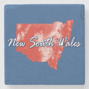 New South Wales Stone Coaster