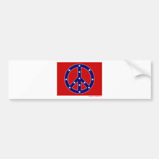 New Southern Peace Flag Bumper Sticker