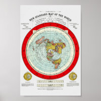 New Standard Map of the World Gleason 1892 