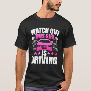 New Student Driver For Teen Girl Women Learning To T-Shirt
