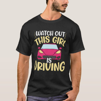 New Student Driver For Teen Girl Women Learning To T-Shirt